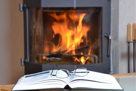 Cleaning Glass Fireplace Doors Image